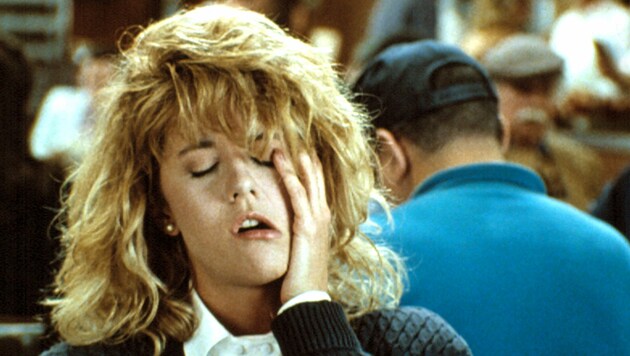 Meg Ryan simuliert in „Harry und Sally“ täuschend echt einen Orgasmus.
