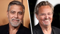 George Clooney und Matthew Perry (Bild: Matthew Perry: APA/Getty Images via AFP/GETTY IMAGES/Phillip Faraone George Clooney: Richard Shotwell/Invision/AP, Krone KREATIV)