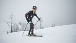 Skibergsteiger Jakob Herrmann möchte im Jänner 2024 einen Weltrekord knacken. (Bild: Berni Kraft)