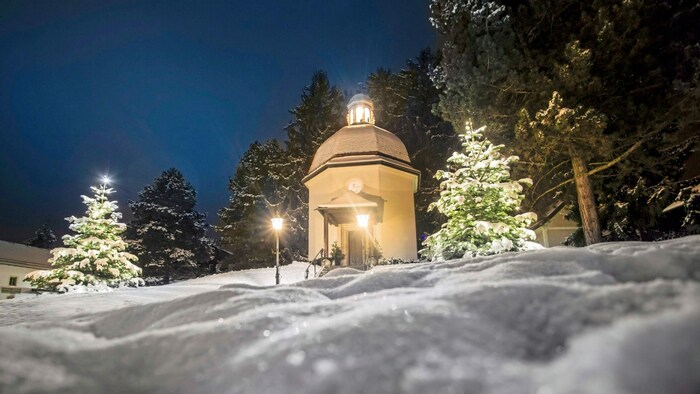 Anziehungspunkt für Besucher aus aller Welt: Die Stille-Nacht-Kapelle in Oberndorf
