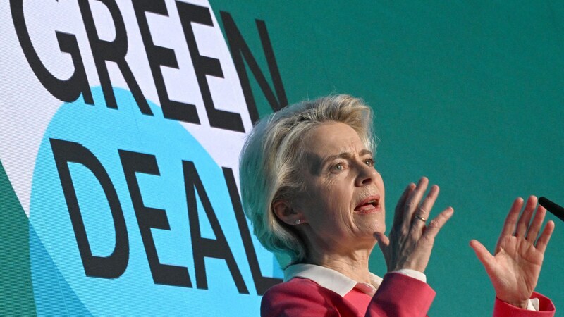 Ursula von der Leyen treibt den „Green Deal“ voran (Bild: AFP)