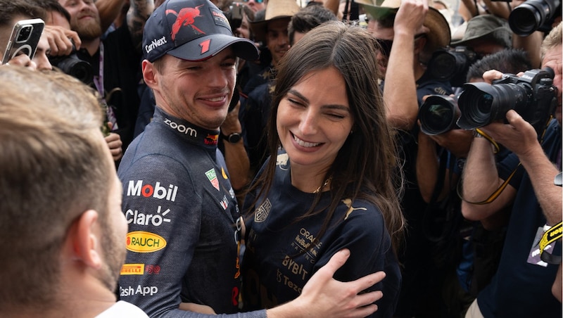 Max Verstappen mit Herzdame Kelly Piquet (Bild: AFP or licensors)