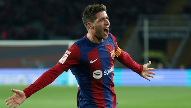 Sergi Roberto (Bild: Copyright 2023 The Associated Press. All rights reserved)