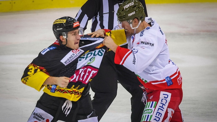 Die Caps (im Bild Christof Kromp, li.) haben gekämpft.