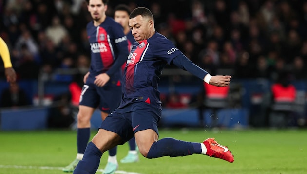 Kylian Mbappe glänzte mit einem Doppelpack. (Bild: AFP or licensors)