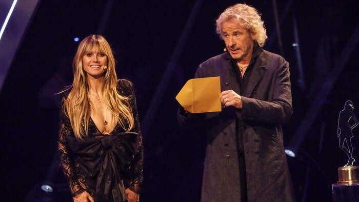 Heidi Klum und Thomas Gottschalk beim Finale von „Germany‘s next Topmodel“ 2019 in Düsseldorf