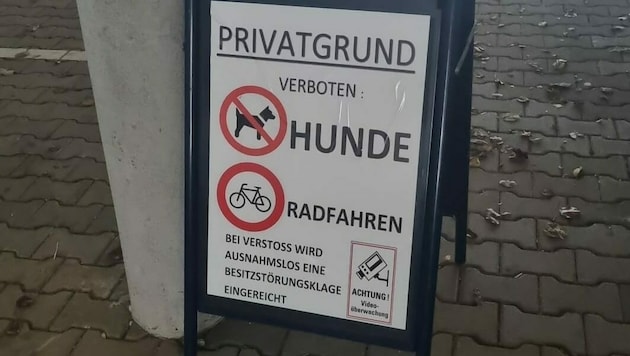 Hier ist viel verboten: Selbst Radfahrer können zur Kasse gebeten werden. (Bild: zVg )