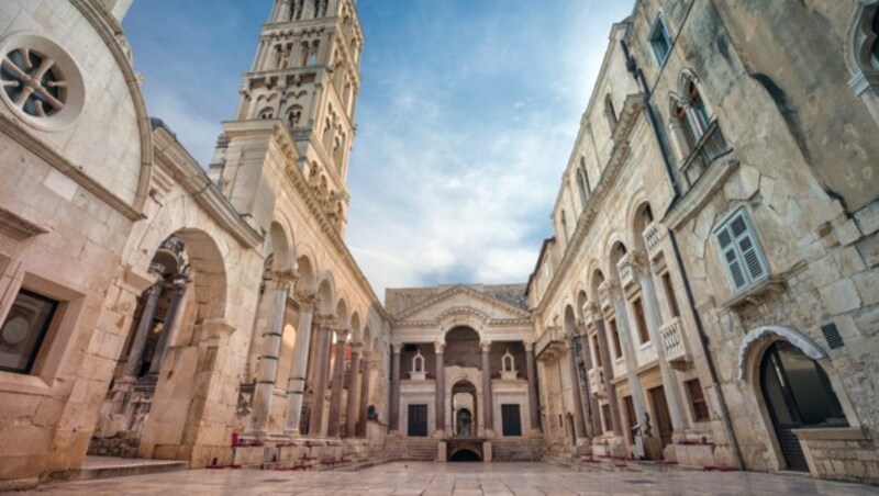 Der Diokletianspalast in Split gehört zu einem der am besten erhaltenen Denkmäler römischer Baukunst in der Welt. (Bild: Shutterstock)