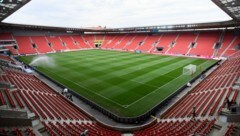 Die Eden Aréna in Prag, in der heute Abend das Champions-League-Duell zwischen St.Pölten und Slavia Prag stattfinden hätte sollen … (Bild: Marvin Ibo Guengoer / dpa Picture Alliance / picturedesk.com)