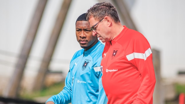 David Alaba's participation in the European Championship will be a difficult race against time. (Bild: GEPA pictures)