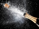 Auch dem Champagner setzt die Hitze zu. 
