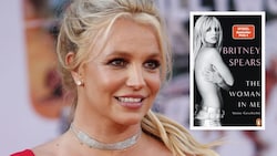 Eine Lebensbeichte, die es in sich hat: Britney Spears‘ Autobiografie „The Woman In Me“ (Bild: DPA, Penguin Verlag, Krone KREATIV)