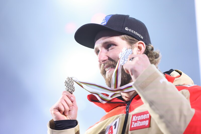 Marco Schwarz holte sich bei der Ski-WM in Courchevel gleich zweimal Edelmetall. (Bild: GEPA pictures)