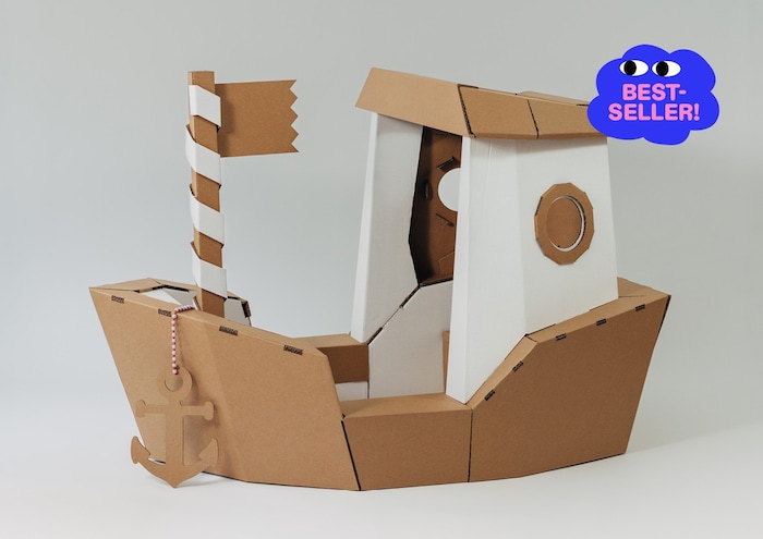 Ein Schiff zum Kraxeln und Gemütlichmachen, das ist der Bestseller von Papperlapapp.