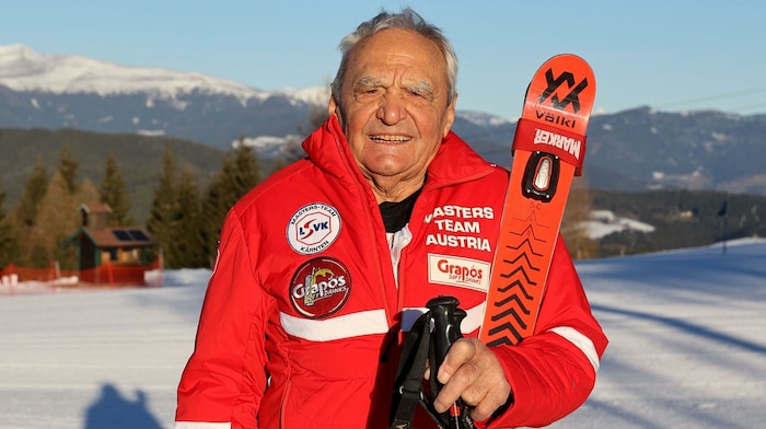 Supersympathisch und voll auf Zack: Gottfried Suppan ist bei den ÖSV-Masters ein Star.