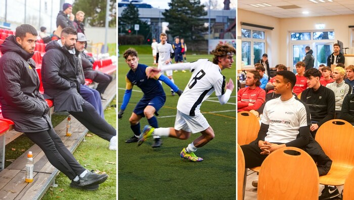 Heimische Kicker legten sich vor den US-Coaches ordentlich ins Zeug.