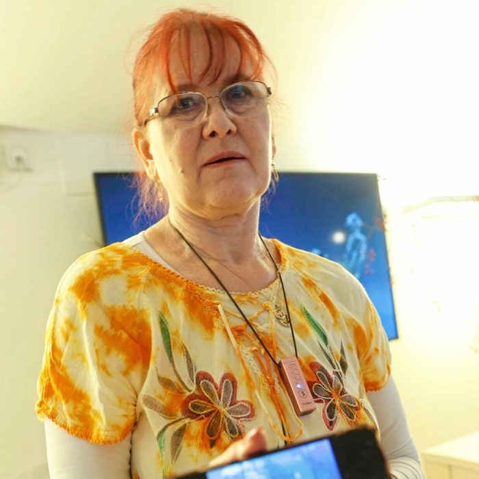 Renata betreibt ein Café direkt beim Tatort - mit dem Handy filmte sie die chaotischen Szenen.