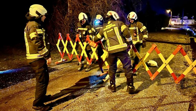 Die Gegend wurde großräumig abgesperrt (Bild: Markus Tschepp)