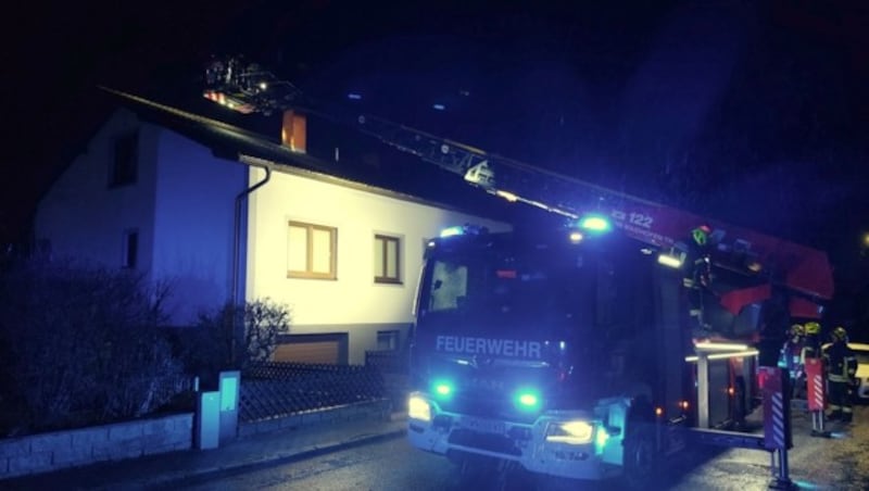 Einsatz in Waidhofen/Thaya (Bild: www.ffwaidhofen.at (Feuerwehr Waidhofen/Thaya))