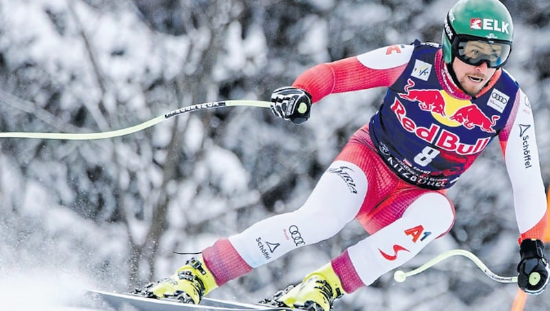 Seit seinem schweren Trainingssturz vor eineinhalb Jahren stand Max Franz nicht mehr auf Skiern. (Bild: Mario Urbantschitsch)