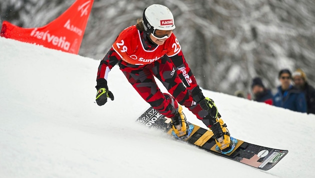 Claudia Riegler scheiterte bereits im Achtelfinale. (Bild: EPA)