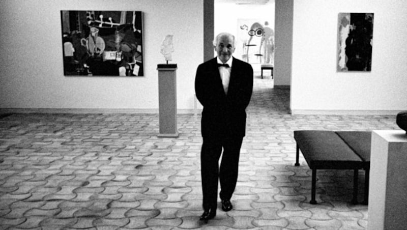 Marc Chagall bei der Eröffnung der Fondation Maeght in Saint-Paul-de-Vence, 1964 (Bild: © edwardquinn.com / © 2020, ProLitteris, Zurich)