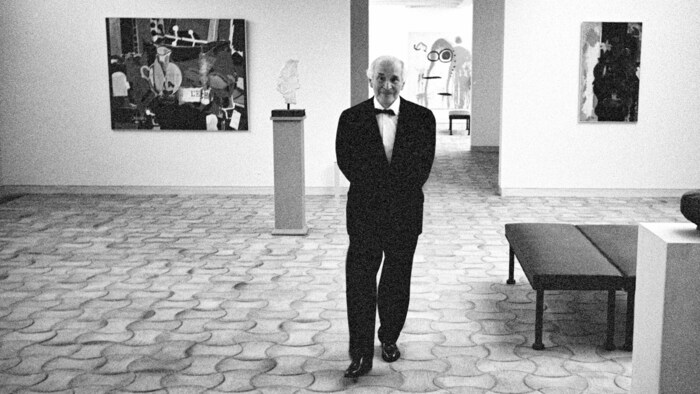 Marc Chagall bei der Eröffnung der Fondation Maeght in Saint-Paul-de-Vence, 1964