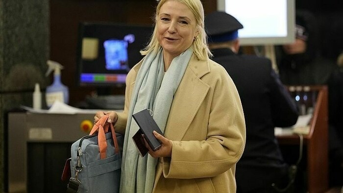 Die russische Journalistin Jekaterina Dunzowa