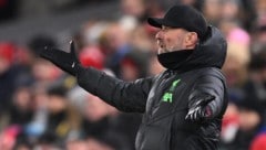 Jürgen Klopp konnte die Entscheidung des Schiedsrichters nicht verstehen. (Bild: APA/AFP/Oli SCARFF)