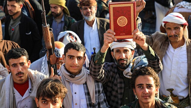 Die Huthis haben Teile des Jemens unter Kontrolle. (Bild: AFP)