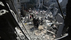 Bild vom Angriff auf Camp Maghazi am 12. Dezember (Bild: AP)