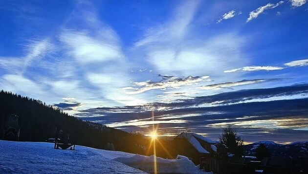 Desiree Erlacher schickt ein Foto vom Almgasthof Leonhardhütte. (Bild: Desiree Erlacher)