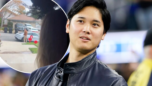 Shoehi Ohtani schenkte Ashley Kelly einen Porsche. (Bild: AP, twitter.com/Dodgers)