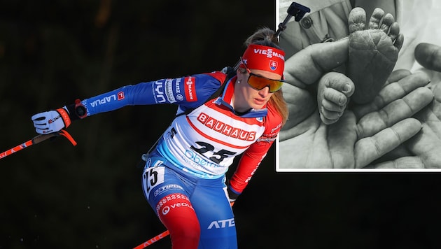 Paulina Fialkova ist zum ersten Mal Mama geworden. (Bild: GEPA, instagram.com/paja.fialkova)