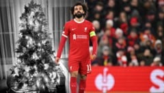 Mohamed Salah hat ein Foto von seinem Christbaum gepostet. (Bild: APA/AFP/Oli SCARFF, Instagram/mosalah)