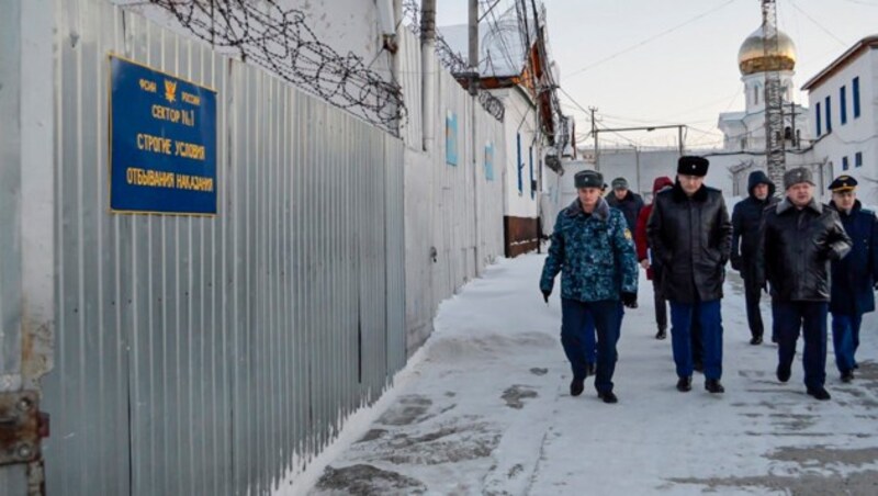 Dieses Foto zeigt eine Strafkolonie in der Stadt Charp, wo sich Nawalny derzeit befindet. (Bild: ASSOCIATED PRESS)