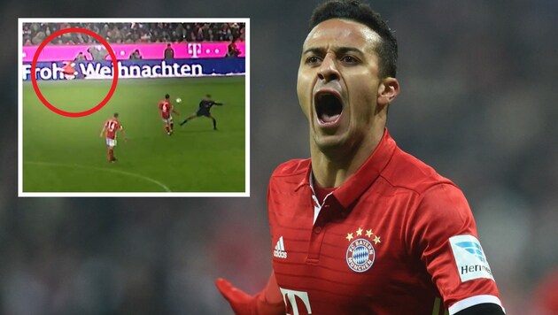 Thiago Alcântara (Bild: AFP; twitter.com/FCBayern)