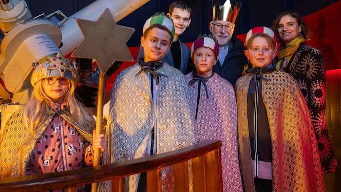 Auf der Sternwarte in Klagenfurt feierten Königinnen und Könige mit Bischof Josef Marketz das ...