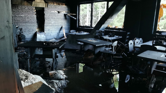 Ausgebrannt ist die Ofenstubn auf der Koralpe.