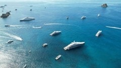 In St. Barth wird‘s eng, wenn die Tech-Milliardäre mit ihren Mega-Jachten vor der Karibik-Insel einlaufen. (Bild: (c) www.VIENNAREPORT.at)