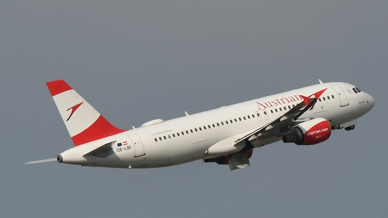 Ein Flugzeug der Austrian Airlines (Bild: P. Huber)