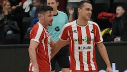 Michi Liendl (re.) und Zlatko Junuzovic führten den GAK zum Turniersieg. (Bild: Sepp Pail)