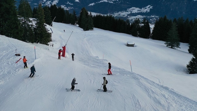 Im Skigebiet Flims (Bild: KAPO Graubünden)