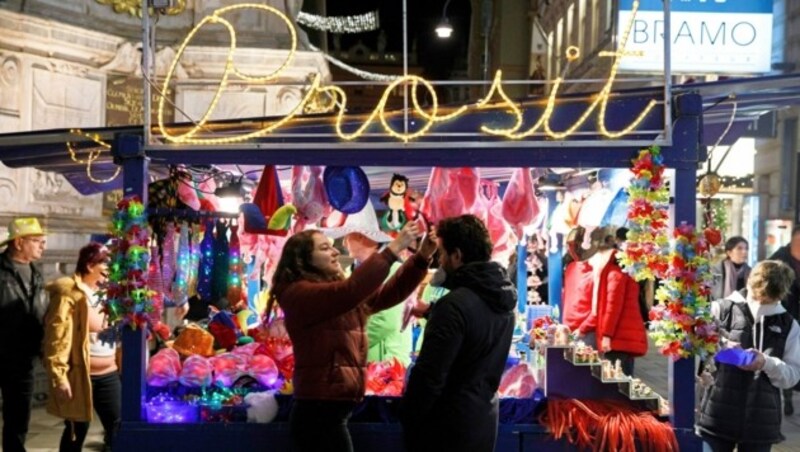 Prater, Graben, Kärntner Straße, Am Hof oder Freyung - der Silvesterpfad führt durch die Stadt. (Bild: FLORIAN WIESER / APA / picturedesk.com)