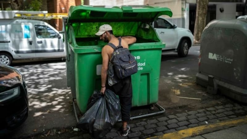 Rund 40 Prozent der Argentinier leben unterhalb der Armutsgrenze. (Bild: ASSOCIATED PRESS)