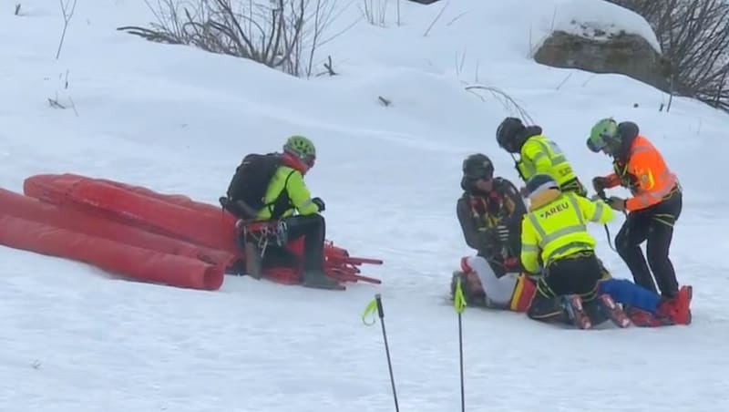 Marco Schwarz verletzte sich vergangenen Dezember in Bormio schwer. (Bild: orf)