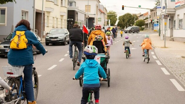 Die Radlobby fordert bessere Verbindungen für die Radfahrer in Neusiedl am See. (Bild: Radlobby)