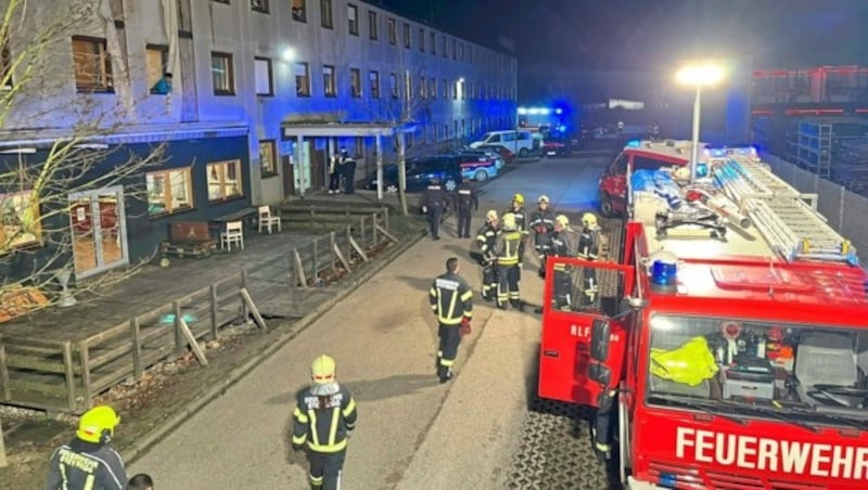 In den vergangenen drei Tage wurde die Feuerwehr viermal zu diesem Flüchtlingsheim gerufen. (Bild: FF Steyeregg)