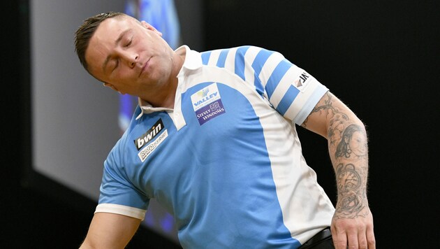 Für Gerwyn Price ist das Turnier zu Ende. (Bild: APA/HANS PUNZ)