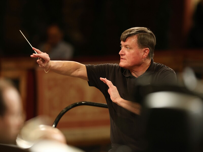 Maestro Thielemann bei der Probe (Bild: Dieter Nagl für die Wiener Philharmoniker)